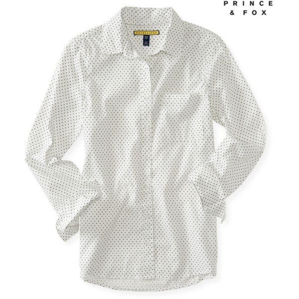Prince&Fox polka dot button up